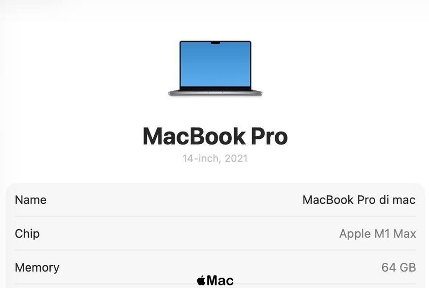 Apple MacBook Pro 14 2021 32-Core GPU M1 MAX 64GB RAM 1TB SSD Space Gray M2251 фото