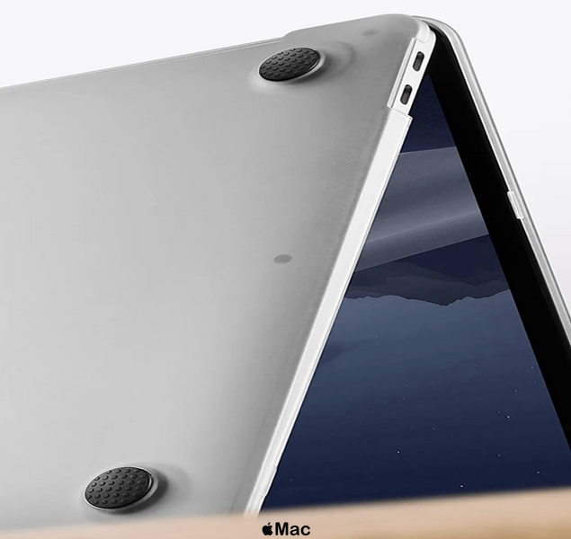 Чохол накладка Matte HardShell Case для Macbook New Air 13" (2018/2019/2020 M1) Темна/матова M818-1 фото