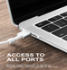 Чохол накладка Matte HardShell Case для Macbook New Air 13" (2018/2019/2020 M1) Темна/матова M818-1 фото 3