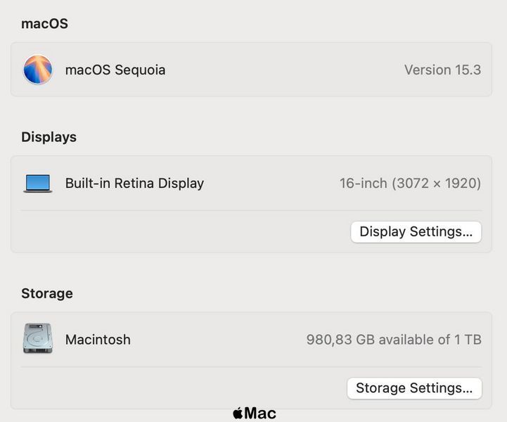 Apple MacBook Pro 16 2019 8-Core i9-9880H 32Gb 1Tb Radeon 5500M 8Gb Space Gray M1349 фото
