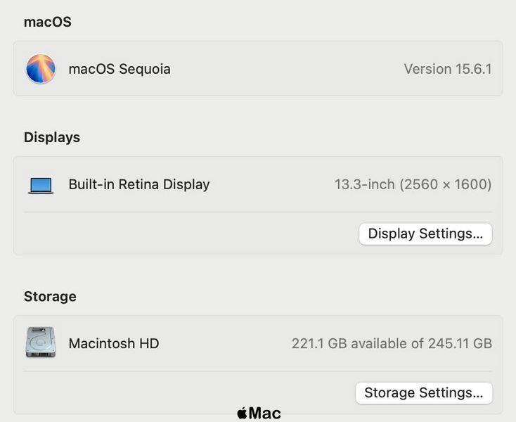 Apple MacBook Pro 2020 M1 16Gb 256Gb Space Gray M1975 фото