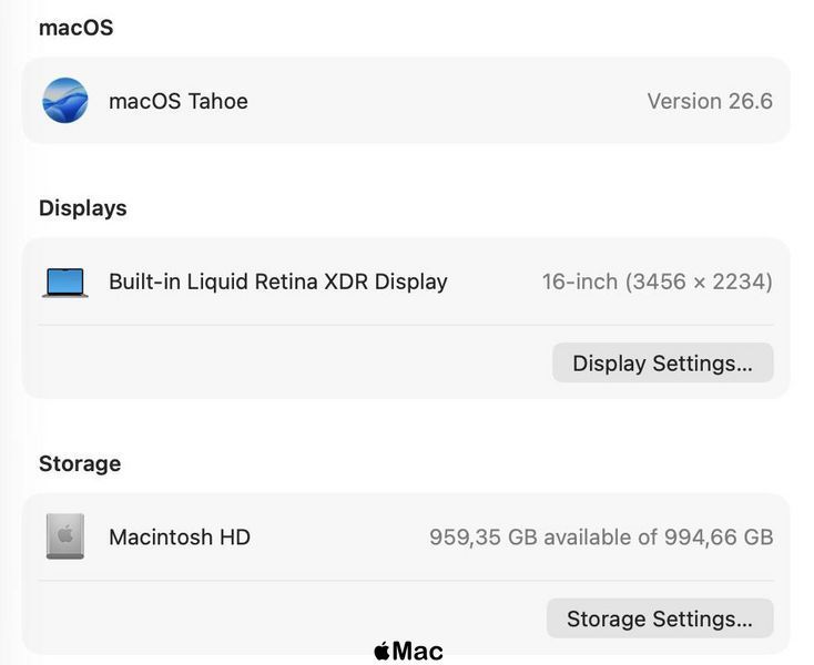 Apple MacBook Pro 16 2021 M1 Max 32 GPU 32Gb RAM 1TB SSD Space Gray M2734 фото