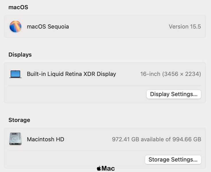 Apple MacBook Pro 16 2021 16-Core GPU M1 Pro 16Gb 1Tb Space Gray M1904 фото