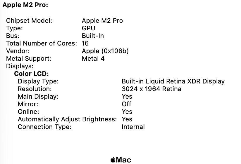 Apple MacBook Pro 14 2021 M2 Pro 16Gb 512Gb Space Gray M2534 фото