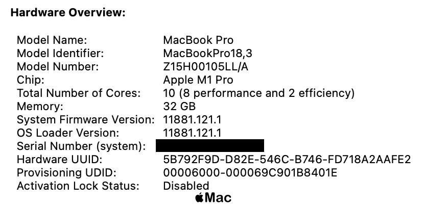 Apple MacBook Pro 14 2021 M1 Pro 32Gb 1000Gb Space Gray M1627 фото