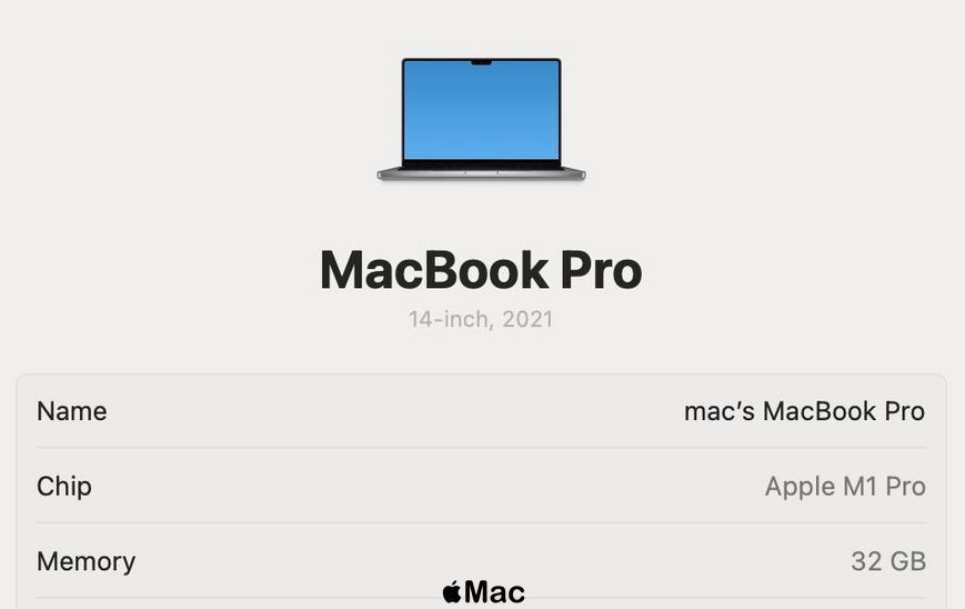 copy_Apple MacBook Pro 14 2021 10/14-Core M1 Pro 32Gb 512Gb Space Gray M1828 фото