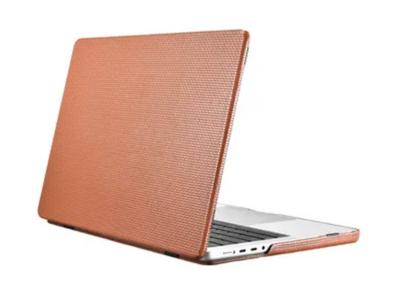 Шкіряний чохол для Apple MacBook 14' Коричневий M818-7 фото