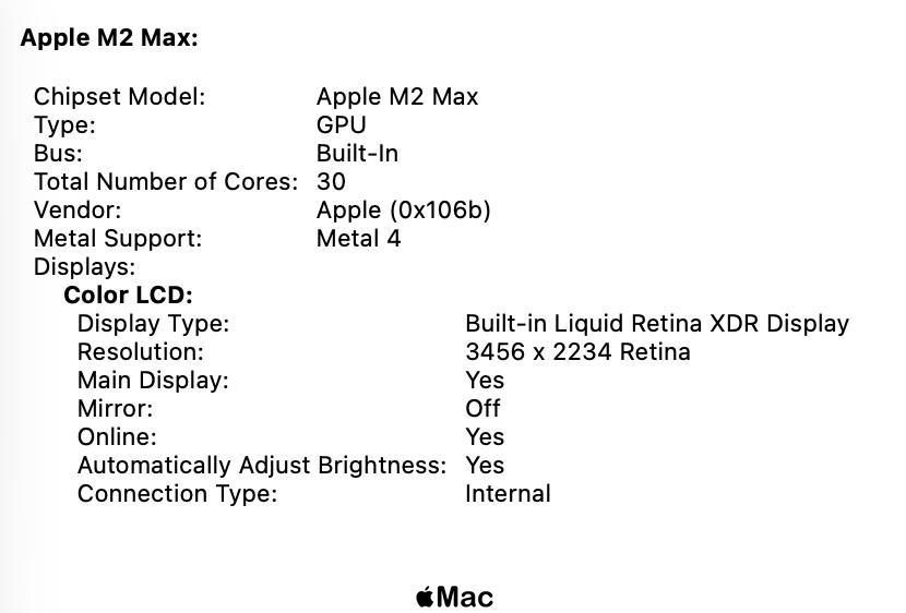 Apple MacBook Pro 16&rsquo; 2023 M2 Max 30-Core 32Gb RAM 1Tb SSD Space Gray M2736 фото