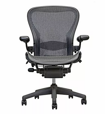 Офісне крісло Herman Miller Aeron, Size B (Black Chair) Aeron Black Chair фото