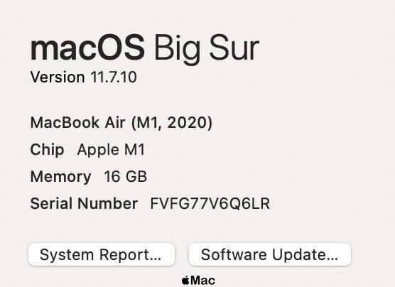 Apple MacBook Air 2020 M1 16/256Gb Space Gray M963 фото
