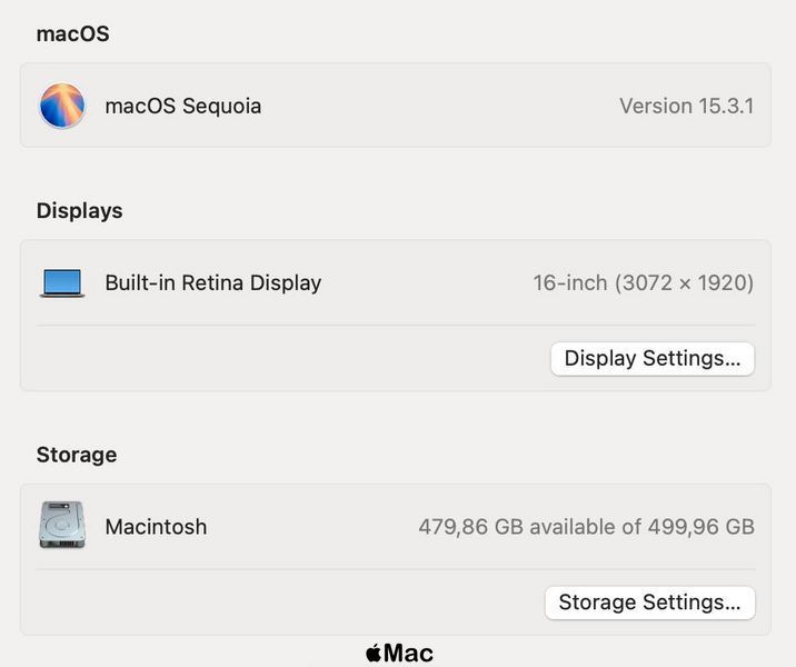 MacBook Pro 16 2019 8-Core i7-9750H 16Gb 512Gb Radeon 5500M 4Gb Space Gray M1403 фото