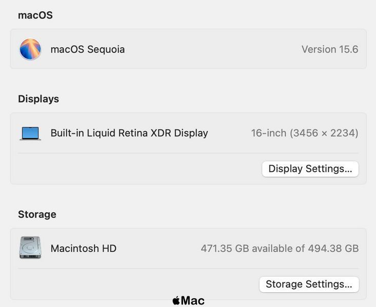 Apple MacBook Pro 16 2021 16-Core GPU M1 Pro 16Gb 512Gb Silver 65/100%  M1767 фото