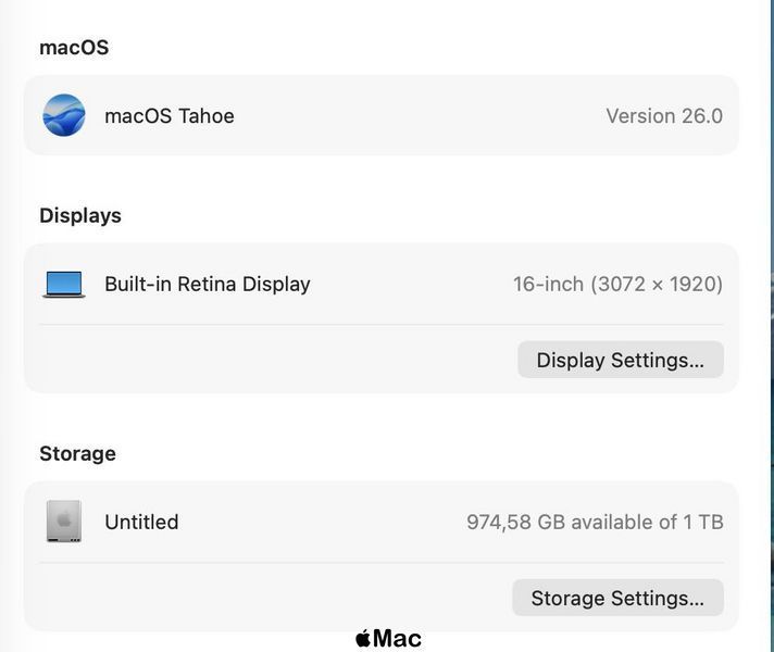Apple MacBook Pro 16 2019 intel i9 32GB 1Tb Radeon 5500M 4Gb Space Gray M1906 фото