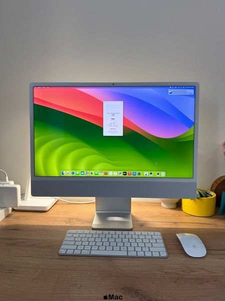 iMac 24&rsquo; 2024 M3 8 CPU / 8 GPU 8GB RAM 256GB SSD Silver T190 фото