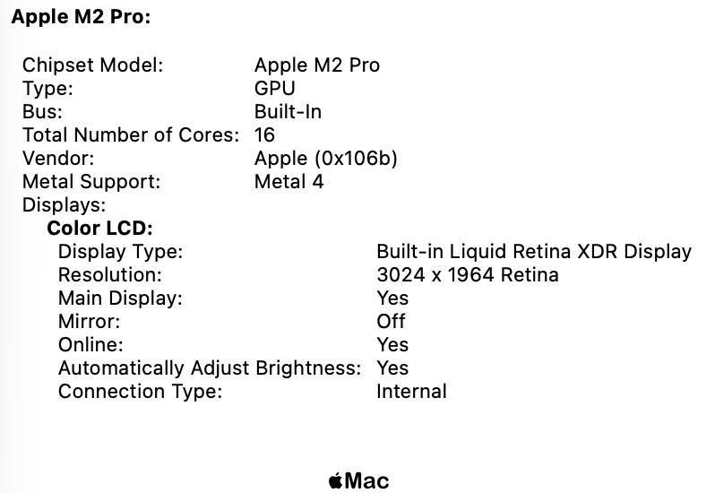 Apple MacBook Pro 14 2021 M2 Pro 16Gb 512Gb Space Gray M2464 фото