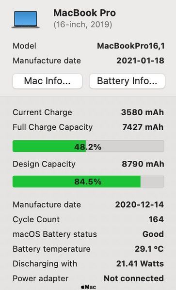 Apple MacBook Pro 16 2019 intel i7 32/512Gb Radeon 5300M 4Gb Space Gray M1116 фото
