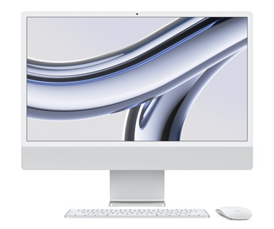 Apple iMac 24" All-in-One M4 chip 8 Core 16GB RAM 512GB SSD Silver MWUC3LL/A M2220 фото