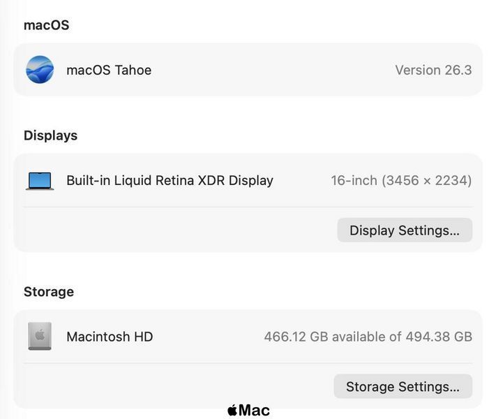 Apple MacBook Pro 16 2021 16-Core GPU M1 Pro 32Gb 512Gb Space Gray M2335 фото