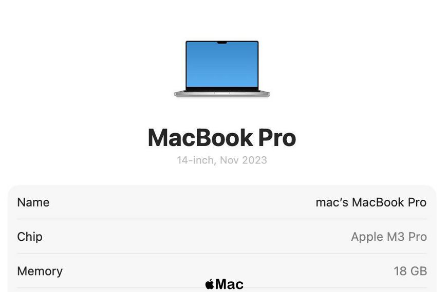 Apple MacBook Pro 14 2023 M3 Pro 18Gb 512Gb Silver M2539 фото