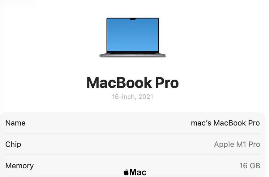 Apple MacBook Pro 16 2021 M1 Pro 16Gb 1Tb SSD Space Gray M2511 фото