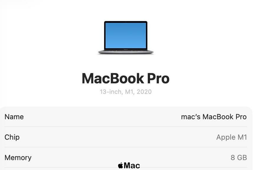 Apple MacBook Pro 2020 M1 8Gb 512Gb Space Gray M2583 фото
