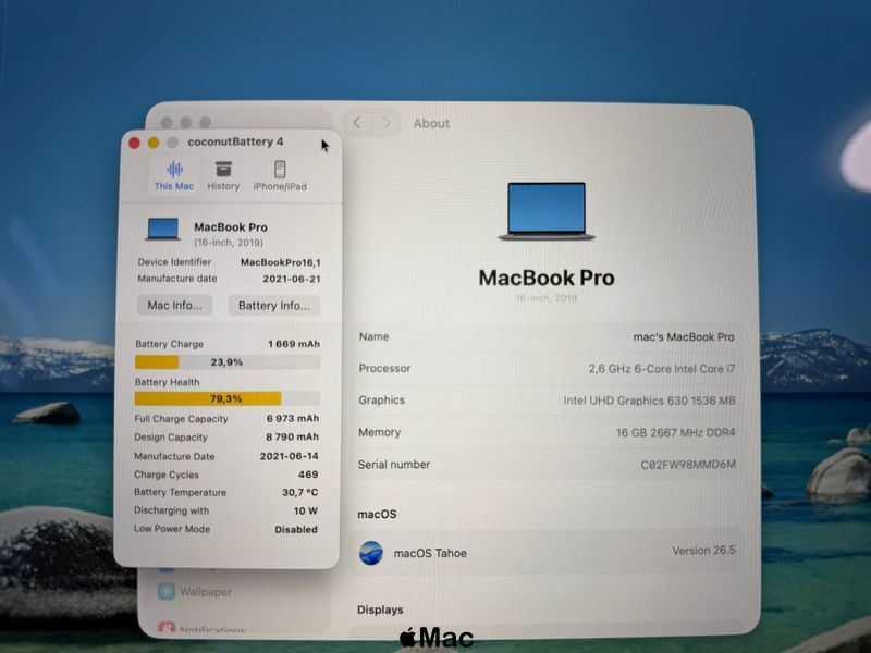 Apple MacBook Pro 16 2019 intel i7 16Gb 512Gb Radeon 5300M 4Gb Space Gray M2572 фото