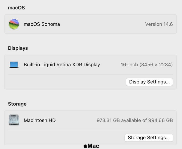 Apple MacBook Pro 16 2023 M2 Pro 16Gb 1Tb Space Gray M103 фото