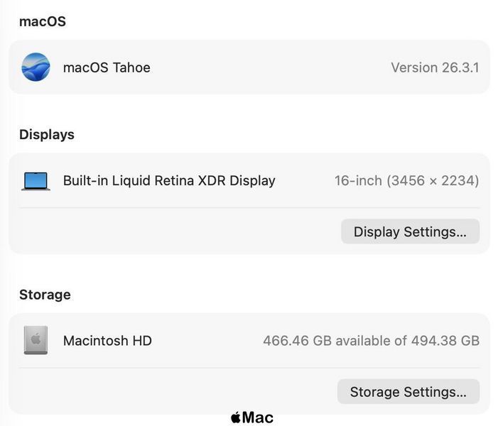 Apple MacBook Pro 16 2023 19-Core GPU M2 Pro 16Gb 512Gb Space Gray M2386 фото