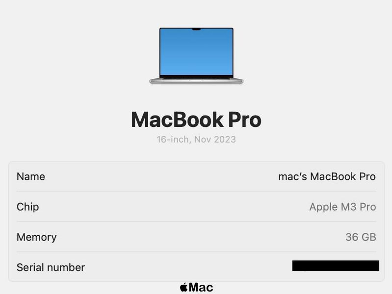 Apple MacBook Pro 16 2024 18-Core GPU M3 Pro 36Gb 512Gb Silver M1677 фото