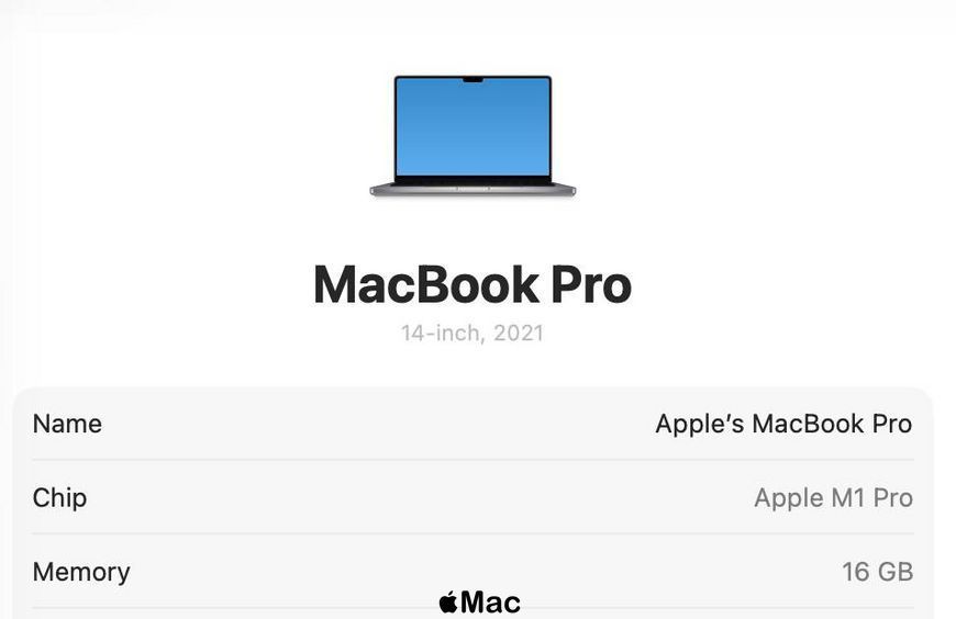 Apple MacBook Pro 14 2021 M1 Pro 16Gb 512Gb Space Gray M2186 фото