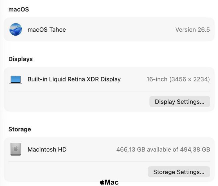 Apple MacBook Pro 16 2021 16 GPU M1 Pro 16Gb 512Gb SSD Silver M2556 фото