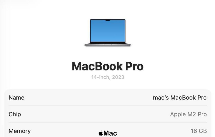 Apple MacBook Pro 14 2021 M2 Pro 16Gb 512Gb Space Gray M2297 фото
