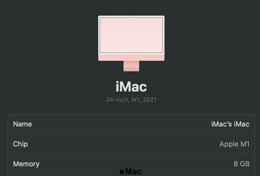 Apple iMac 24&rsquo; 2021 M1 8CPU / 7GPU 8GB RAM 256GB SSD Pink M2701 фото