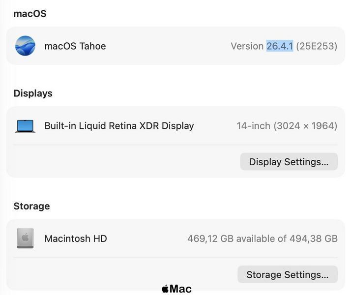 Apple MacBook Pro 14 2021 M2 Pro 16Gb 512Gb Space Gray M2463 фото