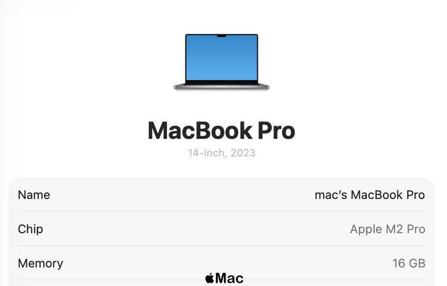 Apple MacBook Pro 14 2021 M2 Pro 16Gb 512Gb Space Gray M2463 фото