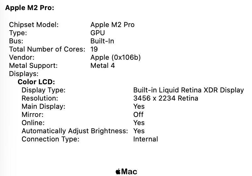 Apple MacBook Pro 16 2023 M2 Pro 16Gb 512Gb Silver M2513 фото