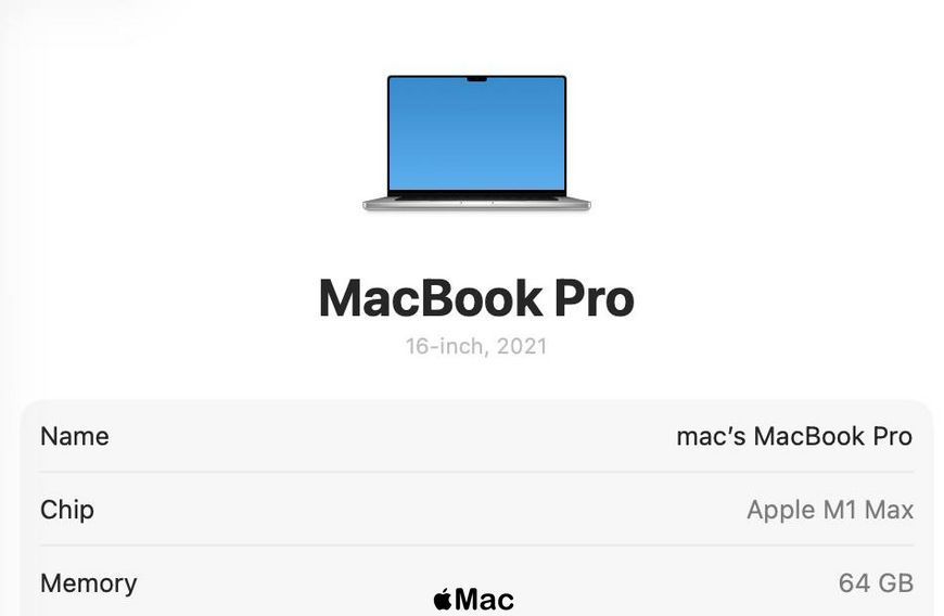 Apple MacBook Pro 16 2021 24-Core GPU M1 MAX 64GB RAM 1TB SSD Silver M2799 фото