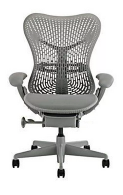 Офісне крісло Herman Miller Mirra Chair - Grey  Mirra Chair Gray фото