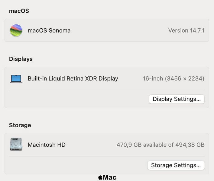 Apple MacBook Pro 16 2021 16-Core GPU M1 Pro 16Gb 512Gb Space Gray M1457 фото
