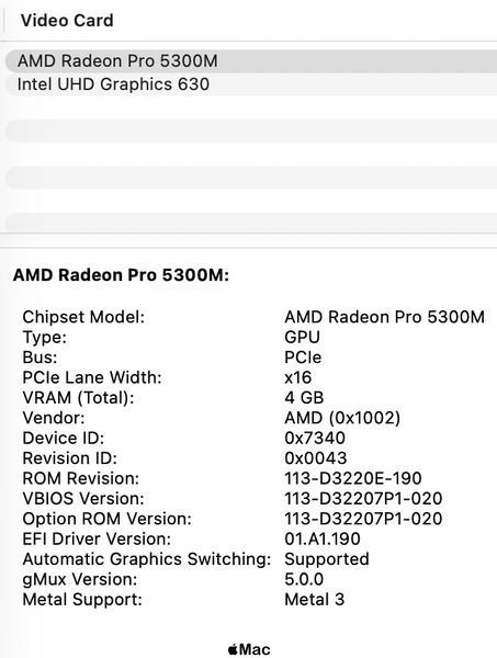 Apple MacBook Pro 16 2019 intel i9-9980HK 32Gb 1TB SSD Radeon 5500M 4Gb Space Gray M2460 фото