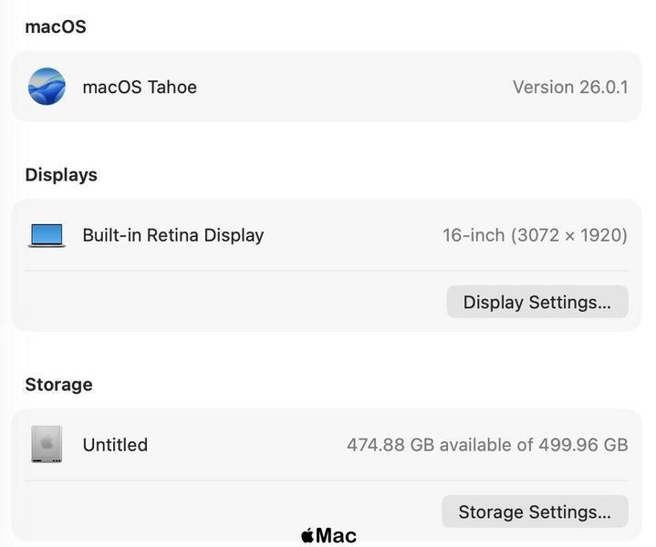 Apple MacBook Pro 16 2019 Intel i9 16Gb 512Gb Radeon 5500M 4Gb Silver M2001 фото